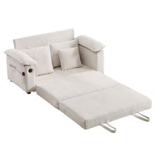 Load image into Gallery viewer, Upholstered Futon Convertible Floor Sofa Bed