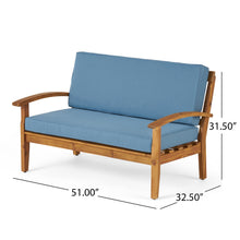 Load image into Gallery viewer, Shynel - Outdoor Seating Group With Cushions 4 Person Comfortable Design - Teak