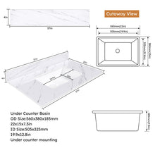Load image into Gallery viewer, Bianco Carrara Venato Marble Vanity Top With Pre Drilled Faucet Hole And Undermount Sink