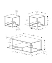 Load image into Gallery viewer, Table Set, Coffee, End, Side, Accent, Living Room, Contemporary & Modern (Set of 3)
