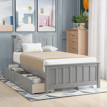 Load image into Gallery viewer, Platform Bed With Two Drawers