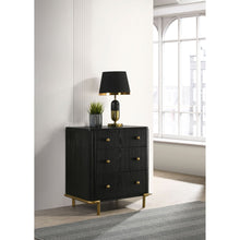Load image into Gallery viewer, Anser - 3 Drawer Nightstand - Black