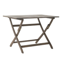 Load image into Gallery viewer, Blissique - Outdoor Foldable Wood Dining Table With Slat Design