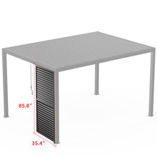 Load image into Gallery viewer, Louver Grille 1 / 3 10Ft Frame & Louvers - Black