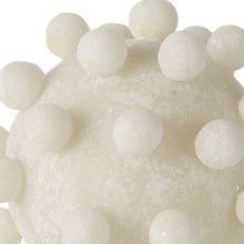 Load image into Gallery viewer, Knobby Nubs Orb Tabletop Sculpture (392546) - Ivory