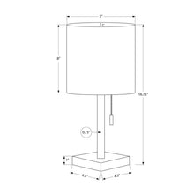 Load image into Gallery viewer, Lighting, Table Lamp, USB Port Included, Nickel, Contemporary (Set of 2)