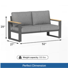 Load image into Gallery viewer, All-Weather Loveseat Sofa With Thick Cushions