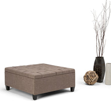 Load image into Gallery viewer, Harrison - Coffee Table Storage Ottoman - Tanners Brown