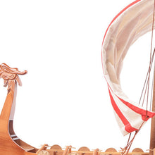 Load image into Gallery viewer, Hand Painted Model Boat (624205) - Light Brown / Beige