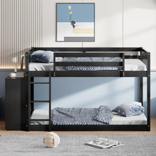 Load image into Gallery viewer, Bunk Bed With 4 Drawers And 3 Shelves