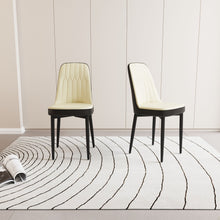 Load image into Gallery viewer, Modern Dining Chair With Cushions And Metal Legs