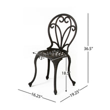 Load image into Gallery viewer, Thomas - 3 Pieces Cast Bistro Set - Black / Gold