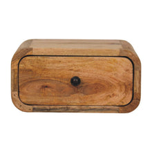 Load image into Gallery viewer, 12" Solid Wood 1 Drawer Floating Nightstand - Oak