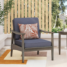 Load image into Gallery viewer, Emmry - Outdoor Acacia Wood Club Chair