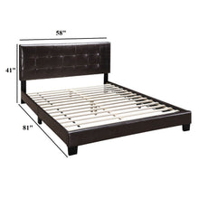 Load image into Gallery viewer, Contemporary Style Bed, Rectangle Headboard