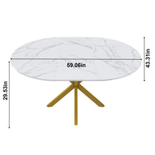 Load image into Gallery viewer, Round Dining Table With Extendable Blades, X Base