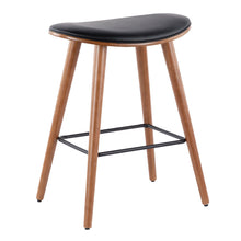 Load image into Gallery viewer, Saddle - Contemporary Counter Stool (Set of 2)