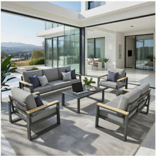 Load image into Gallery viewer, Modern Outdoor Sofa Set With Coffee Table