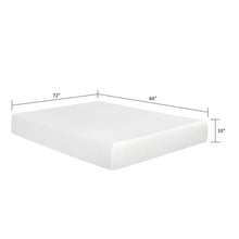 Load image into Gallery viewer, 10" Plush Gel Memory Foam Mattress Bed With Cooling Technology, Aloe Vera Cover