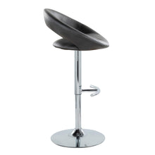 Load image into Gallery viewer, Posh - Contemporary Adjustable Barstool With Swivel With Rounded T Footrest (Set of 2)