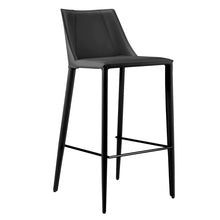 Load image into Gallery viewer, Steel Low Back Bar Height Bar Chair - Black