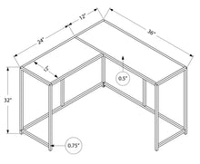 Load image into Gallery viewer, Corner Accent Console Table For Entryway, Unique L-Shaped Design