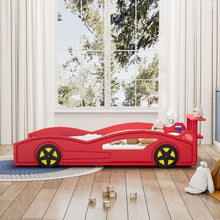 Load image into Gallery viewer, Race Car Platform Bed & Wheels