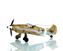Load image into Gallery viewer, c1935 Messerschmitt BF 109 Fighter Sculpture - Yellow