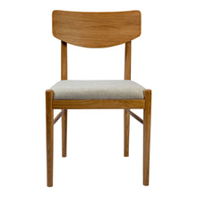 Load image into Gallery viewer, Upholstered Fabric Open Back Dining Side Chair - Natural / Off White
