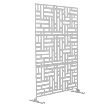 Load image into Gallery viewer, Three Panel Screen Room Divider (562891) - White