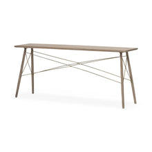 Load image into Gallery viewer, 66" x 16" x 28.8" Solid Wood Console Table - Brown