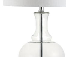Load image into Gallery viewer, 25" Novelty Table Lamps With Drum Shades (Set of 2) - Clear