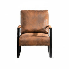 Load image into Gallery viewer, Classic Mid Century Modern Accent Chair With Durable Square Metal Frame, Armchair