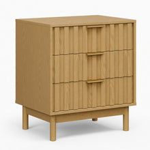 Load image into Gallery viewer, Fluted 3 Drawer Dresser