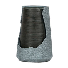 Load image into Gallery viewer, Indoor Outdoor Water Fountain, Unique Broken Urn Fountain Chic Dynamic Modern Design With Light For Garden
