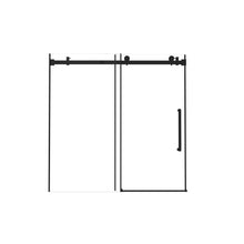 Load image into Gallery viewer, Frameless Single Sliding Shower Door, Square Tube Track
