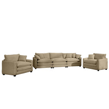Load image into Gallery viewer, Elegant Oversized Sectional Sofa Set With Deep Seats And Flexible Layout
