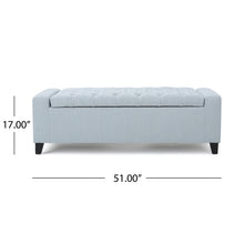 Load image into Gallery viewer, Guernsey - Ottoman Storage With Tufted Top