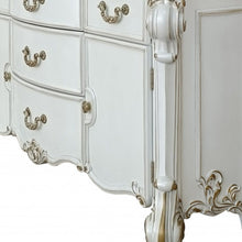 Load image into Gallery viewer, Solid And Manufactured Wood Five Drawer Triple Dresser - Pearl