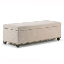 Load image into Gallery viewer, Kingsley - Upholstered Large Storage Ottoman