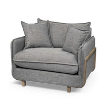 Load image into Gallery viewer, 42" Linen Arm Chair - Gray