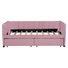 Load image into Gallery viewer, Upholstered Daybed With Ergonomic Design Backrest