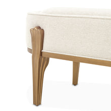 Load image into Gallery viewer, Camellia Field - Accent Bench - Beige / Gold