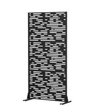 Load image into Gallery viewer, Three Panel Screen Room Divider (562836) - Black
