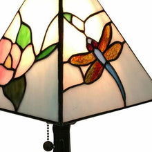 Load image into Gallery viewer, 15" Metal Candlestick Table Lamp With White Empire Shade - Dark Brown