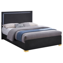 Load image into Gallery viewer, Medici - Eastern King LED Headboard Bed - Black