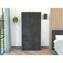 Load image into Gallery viewer, Grainy Oak Two Drawer Combo Dresser - Gray