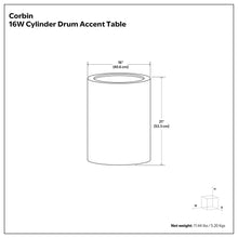 Load image into Gallery viewer, Corbin - Handcrafted Metal Side Table