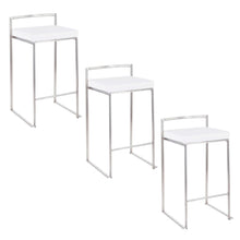 Load image into Gallery viewer, Fuji - Contemporary Elegant Stackable Counter Stool Set