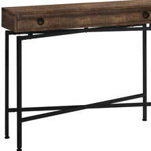 Load image into Gallery viewer, Cross Leg Console Table - Brown And Black
